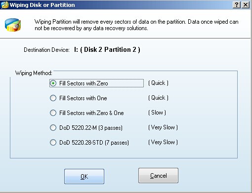 Checking-wiping-method-to-wipe-partition